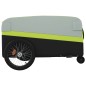 vidaXL Remolque para bicicleta hierro negro y verde 45 kg vidaXL Remolque para bicicleta hierro negro y verde 45 kg