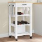 vidaXL Carrito de cocina MONZA madera maciza de pino 48x40x90 cm vidaXL Carrito de cocina MONZA madera maciza de pino 48x40x90 cm