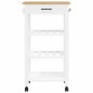 vidaXL Carrito de cocina MONZA madera maciza de pino 48x40x90 cm vidaXL Carrito de cocina MONZA madera maciza de pino 48x40x90 cm