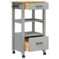 vidaXL Carrito de cocina MONZA madera maciza de pino 48x40x90 cm vidaXL Carrito de cocina MONZA madera maciza de pino 48x40x90 cm