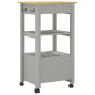 vidaXL Carrito de cocina MONZA madera maciza de pino 48x40x90 cm vidaXL Carrito de cocina MONZA madera maciza de pino 48x40x90 cm