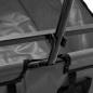 vidaXL Carrito de mano plegable de acero gris vidaXL Carrito de mano plegable de acero gris
