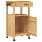 vidaXL Carrito de cocina MONZA madera maciza de pino 48x40x90 cm vidaXL Carrito de cocina MONZA madera maciza de pino 48x40x90 cm
