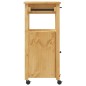vidaXL Carrito de cocina MONZA madera maciza de pino 48x40x90 cm vidaXL Carrito de cocina MONZA madera maciza de pino 48x40x90 cm