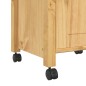 vidaXL Carrito de cocina MONZA madera maciza de pino 48x40x90 cm vidaXL Carrito de cocina MONZA madera maciza de pino 48x40x90 cm