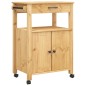 vidaXL Carrito de cocina MONZA madera maciza de pino 60x40x90 cm vidaXL Carrito de cocina MONZA madera maciza de pino 60x40x90 cm