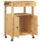 vidaXL Carrito de cocina MONZA madera maciza de pino 60x40x90 cm vidaXL Carrito de cocina MONZA madera maciza de pino 60x40x90 cm