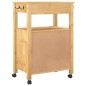 vidaXL Carrito de cocina MONZA madera maciza de pino 60x40x90 cm vidaXL Carrito de cocina MONZA madera maciza de pino 60x40x90 cm