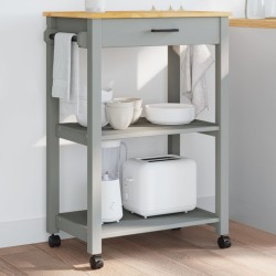 vidaXL Carrito de cocina MONZA madera maciza de pino 60x40x90 cm
