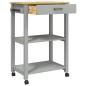 vidaXL Carrito de cocina MONZA madera maciza de pino 60x40x90 cm vidaXL Carrito de cocina MONZA madera maciza de pino 60x40x90 cm