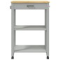 vidaXL Carrito de cocina MONZA madera maciza de pino 60x40x90 cm vidaXL Carrito de cocina MONZA madera maciza de pino 60x40x90 cm
