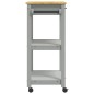 vidaXL Carrito de cocina MONZA madera maciza de pino 60x40x90 cm vidaXL Carrito de cocina MONZA madera maciza de pino 60x40x90 cm