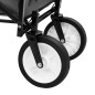 vidaXL Carrito de mano plegable de acero gris vidaXL Carrito de mano plegable de acero gris