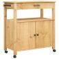vidaXL Carrito de cocina MONZA madera maciza de pino 84x40x90 cm vidaXL Carrito de cocina MONZA madera maciza de pino 84x40x90 cm