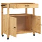 vidaXL Carrito de cocina MONZA madera maciza de pino 84x40x90 cm vidaXL Carrito de cocina MONZA madera maciza de pino 84x40x90 cm
