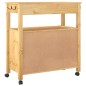 vidaXL Carrito de cocina MONZA madera maciza de pino 84x40x90 cm vidaXL Carrito de cocina MONZA madera maciza de pino 84x40x90 cm