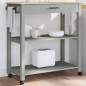 vidaXL Carrito de cocina MONZA madera maciza de pino 84x40x90 cm vidaXL Carrito de cocina MONZA madera maciza de pino 84x40x90 cm
