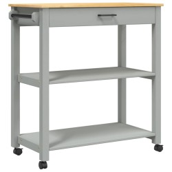 vidaXL Carrito de cocina MONZA madera maciza de pino 84x40x90 cm
