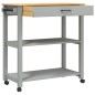 vidaXL Carrito de cocina MONZA madera maciza de pino 84x40x90 cm vidaXL Carrito de cocina MONZA madera maciza de pino 84x40x90 cm