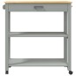 vidaXL Carrito de cocina MONZA madera maciza de pino 84x40x90 cm vidaXL Carrito de cocina MONZA madera maciza de pino 84x40x90 cm