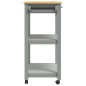 vidaXL Carrito de cocina MONZA madera maciza de pino 84x40x90 cm vidaXL Carrito de cocina MONZA madera maciza de pino 84x40x90 cm