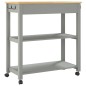 vidaXL Carrito de cocina MONZA madera maciza de pino 84x40x90 cm vidaXL Carrito de cocina MONZA madera maciza de pino 84x40x90 cm