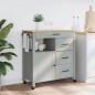 vidaXL Carrito de cocina MONZA madera maciza de pino 84x40x90 cm vidaXL Carrito de cocina MONZA madera maciza de pino 84x40x90 cm