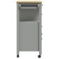 vidaXL Carrito de cocina MONZA madera maciza de pino 84x40x90 cm vidaXL Carrito de cocina MONZA madera maciza de pino 84x40x90 cm