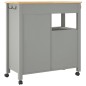 vidaXL Carrito de cocina MONZA madera maciza de pino 84x40x90 cm vidaXL Carrito de cocina MONZA madera maciza de pino 84x40x90 cm