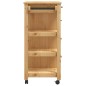 vidaXL Carrito de cocina MONZA madera maciza de pino 84x40x90 cm vidaXL Carrito de cocina MONZA madera maciza de pino 84x40x90 cm