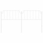 vidaXL Cabecero de metal blanco 180 cm vidaXL Cabecero de metal blanco 180 cm