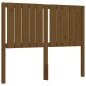 vidaXL Estructura de cama matrimonio con cabecero madera marrón miel vidaXL Estructura de cama matrimonio con cabecero madera marrón miel