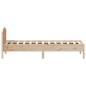 vidaXL Estructura de cama con cabecero madera maciza pino 100x200 cm vidaXL Estructura de cama con cabecero madera maciza pino 100x200 cm