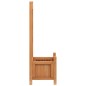 vidaXL Jardinera con enrejado de madera maciza de abeto marrón vidaXL Jardinera con enrejado de madera maciza de abeto marrón