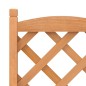 vidaXL Jardinera con enrejado de madera maciza de abeto marrón vidaXL Jardinera con enrejado de madera maciza de abeto marrón