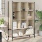 vidaXL Estantería madera de ingeniería roble Sonoma 102x30x141,5 cm vidaXL Estantería madera de ingeniería roble Sonoma 102x30x141,5 cm
