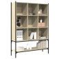 vidaXL Estantería madera de ingeniería roble Sonoma 102x30x141,5 cm vidaXL Estantería madera de ingeniería roble Sonoma 102x30x141,5 cm