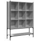 vidaXL Estantería madera de ingeniería gris Sonoma 102x30x141,5 cm vidaXL Estantería madera de ingeniería gris Sonoma 102x30x141,5 cm