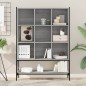 vidaXL Estantería madera de ingeniería gris Sonoma 102x30x141,5 cm vidaXL Estantería madera de ingeniería gris Sonoma 102x30x141,5 cm