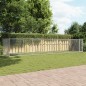 vidaXL Jaula de perros con puerta acero galvanizado gris 8x2x1,5 m vidaXL Jaula de perros con puerta acero galvanizado gris 8x2x1,5 m