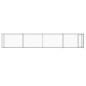 vidaXL Jaula de perros con puerta acero galvanizado gris 8x2x1,5 m vidaXL Jaula de perros con puerta acero galvanizado gris 8x2x1,5 m