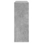 vidaXL Zapatero de madera de ingeniería gris hormigón 60x21x57 cm vidaXL Zapatero de madera de ingeniería gris hormigón 60x21x57 cm
