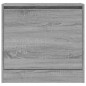 vidaXL Zapatero de madera de ingeniería gris Sonoma 60x21x57 cm