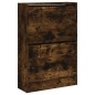 vidaXL Zapatero de madera de ingeniería roble ahumado 60x21x87,5 cm vidaXL Zapatero de madera de ingeniería roble ahumado 60x21x87,5 cm