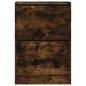 vidaXL Zapatero de madera de ingeniería roble ahumado 60x21x87,5 cm vidaXL Zapatero de madera de ingeniería roble ahumado 60x21x87,5 cm
