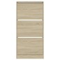 vidaXL Zapatero de madera de ingeniería roble Sonoma 60x21x125,5 cm vidaXL Zapatero de madera de ingeniería roble Sonoma 60x21x125,5 cm