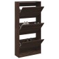 vidaXL Zapatero de madera de ingeniería roble Sonoma 60x21x125,5 cm vidaXL Zapatero de madera de ingeniería roble Sonoma 60x21x125,5 cm