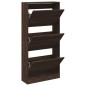 vidaXL Zapatero de madera de ingeniería roble Sonoma 60x21x125,5 cm vidaXL Zapatero de madera de ingeniería roble Sonoma 60x21x125,5 cm