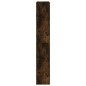 vidaXL Zapatero de madera de ingeniería roble ahumado 60x21x125,5 cm