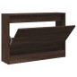 vidaXL Zapatero de madera de ingeniería marrón roble 80x21x57 cm vidaXL Zapatero de madera de ingeniería marrón roble 80x21x57 cm